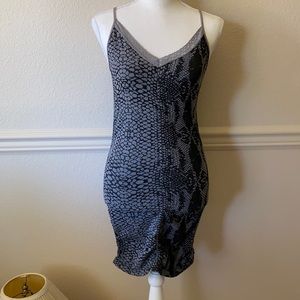 Bebe body hugging racerback tank dress